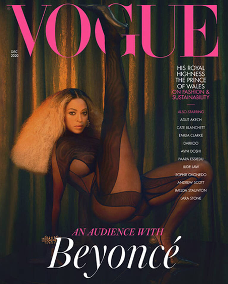 Beyonce on Vogue cover