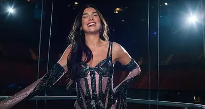 Dua Lipa wears custom Mugler For Vogue US