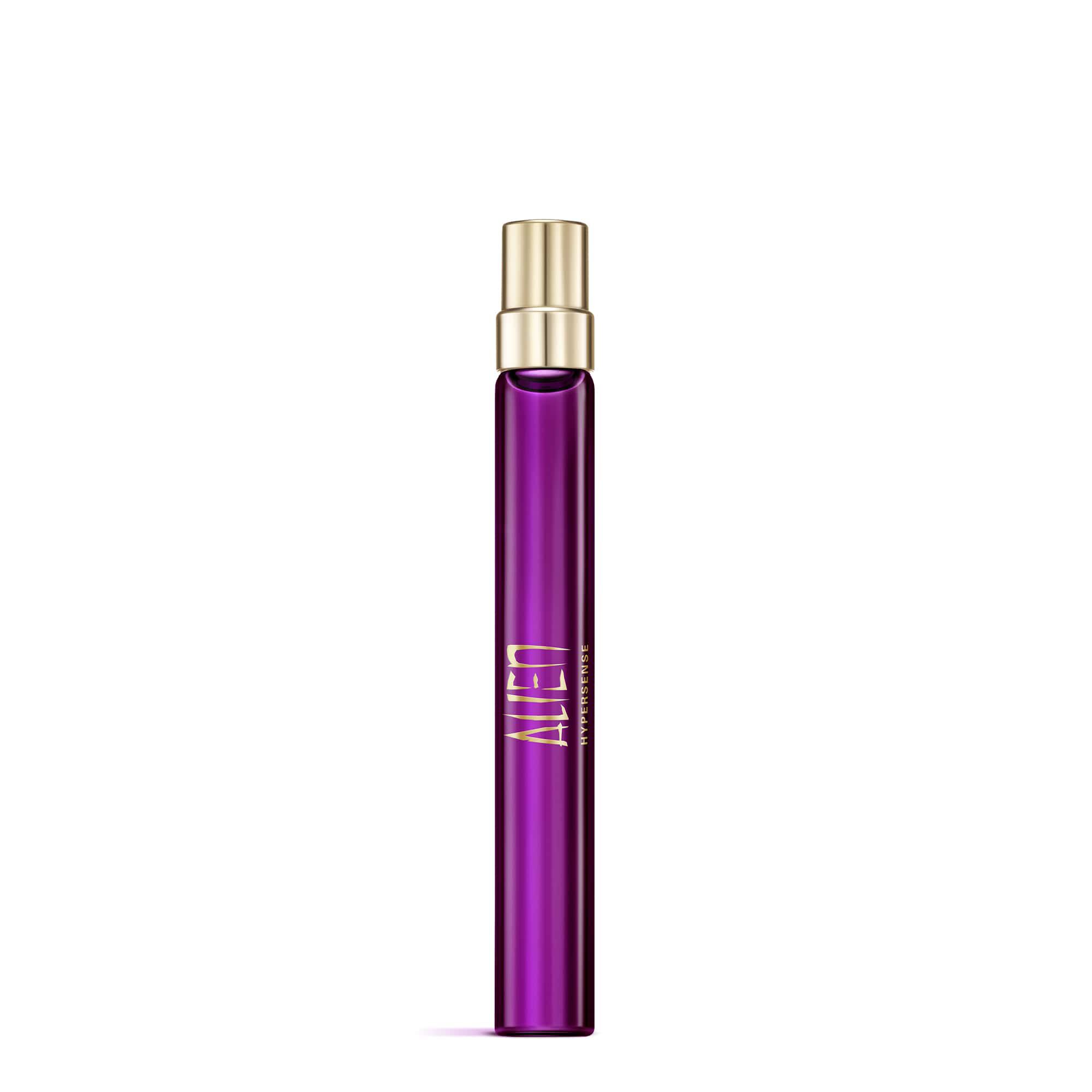 Alien Hypersense perfume bottle on white background