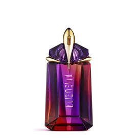 Alien Hypersense perfume bottle on white background