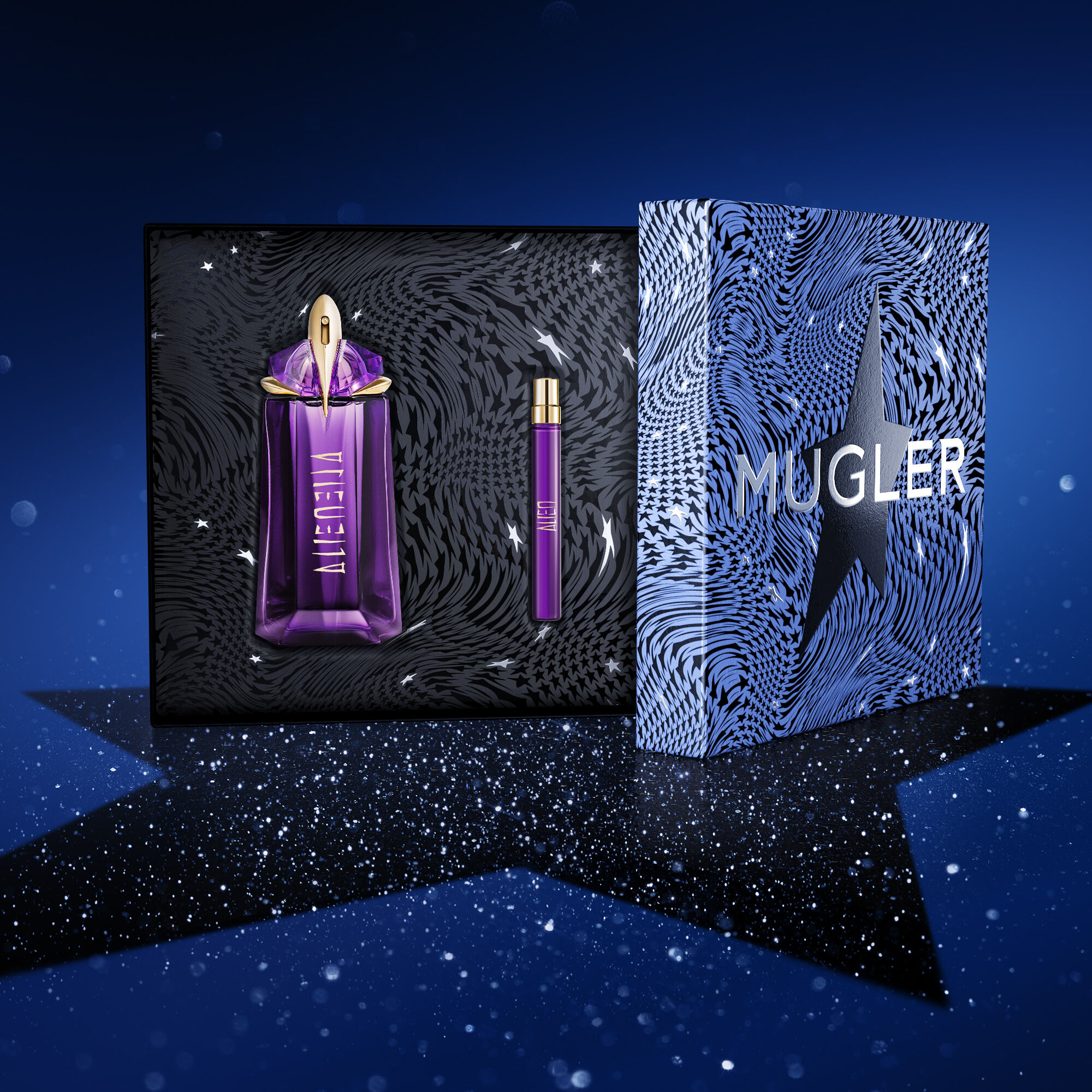 Get your Alien Eau De Parfum 90 ml Mugler gift set for Christmas