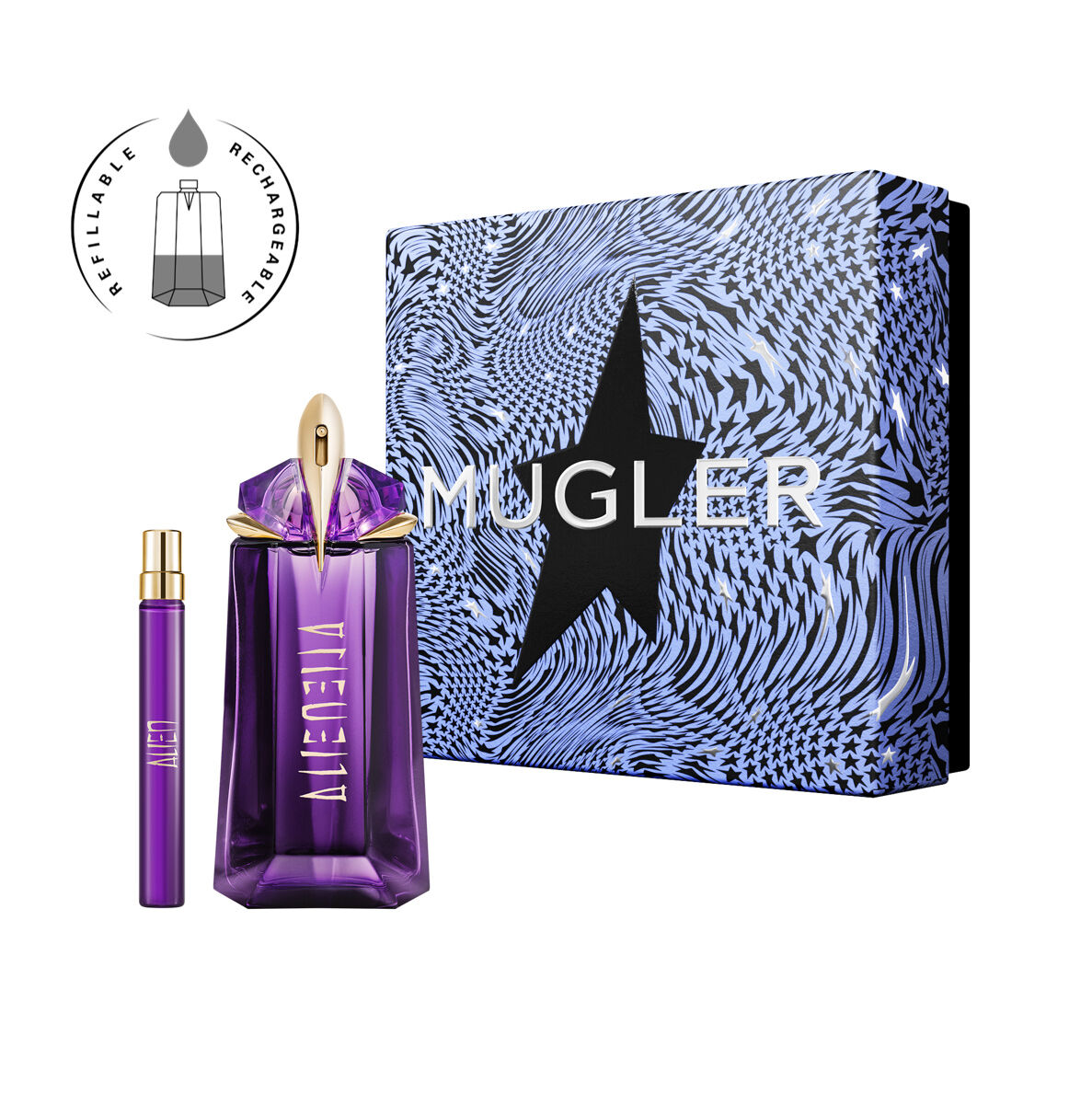 Get your Alien Eau De Parfum 90 ml Mugler gift set for Christmas